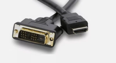 HDMI - DVI (DVI - HDMI) Kabel 18+1 FULL HD 1080p HighSpeed  PC Monitor Beamer TV - Bild 1 von 3