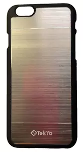 Tekya Cell Phone Case for Apple iPhone 5C - Silver/Black - Picture 1 of 5