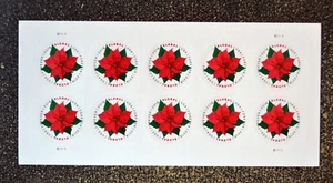 2018USA #5311 Global Forever Rate - Poinsettia - Sheet 10 Mint postage sase - Picture 1 of 1