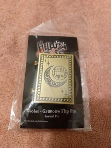 Helluva Boss Grimoire Flip Enamel Pin Stolas - Picture 1 of 12