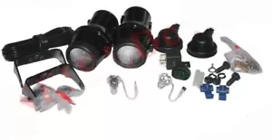 Paar Original Hella Mikro De Komplett Nebel Licht Satz + Passend 12V 55W H3 - Picture 1 of 4