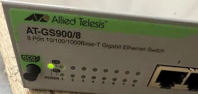 Allied Telesis At-gs900/8 8 Port External Switch. - Image 1 of 4