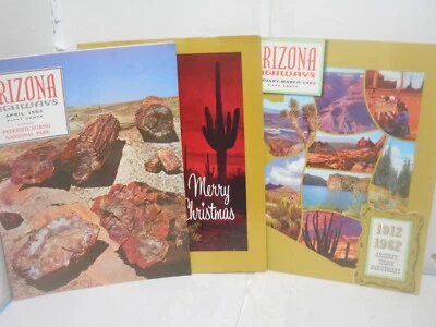 Lot of 3 Vintage Arizona Highways Mags ( early 60s ) ~ VG copies~ Ships boxed - Image 1 of 4