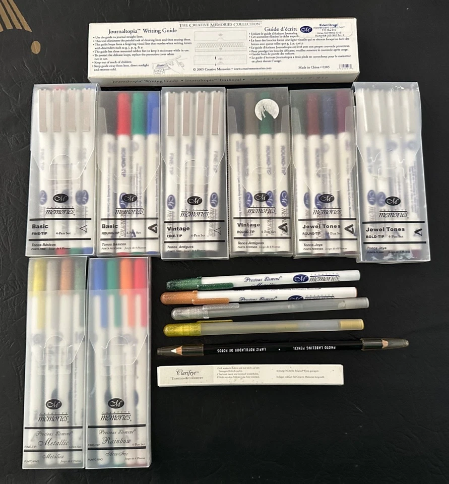 *OFERTA* Juegos de bolígrafos Creative Memories~JOURNALTOPIA~Clarifeye~lápices~lápices individuales Foto 1 de 1