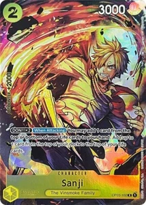 Sanji Alternate Art Foil - OP03-102 - LP - One Piece TCG - Picture 1 of 1