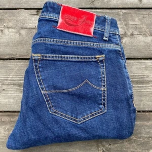 Vintage Jacob Cohen Jeans Size 34 Blue Designer Denim - Picture 1 of 14