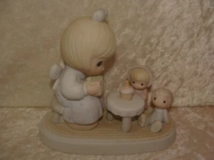 Precious Moments "May Your Birthday Be A Blessing" Porcelain Girl Figurine 5”h - Picture 1 of 5