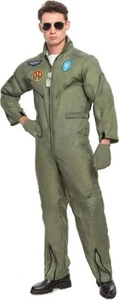 Syncfuns Halloween Costume for Men's Flight Pilot Adult Dress Up