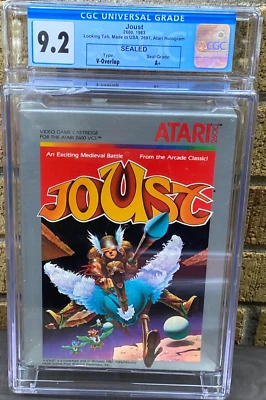 Joust  Atari 2600 Sealed Video Game! CGC  Graded 9.2 A+ Seal 1983 Release - Image 1 of 2