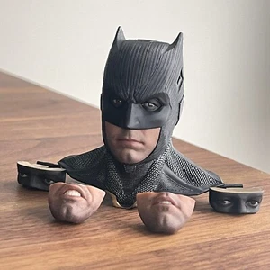 Hot Toys Batman Tactical 2.0 Justice League Cowl/Eyes/Face Plates - Picture 1 of 1