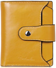 Bostanten Women Leather Wallet Rfid Blocking Small Bifold Zipper Pocket Wallet C