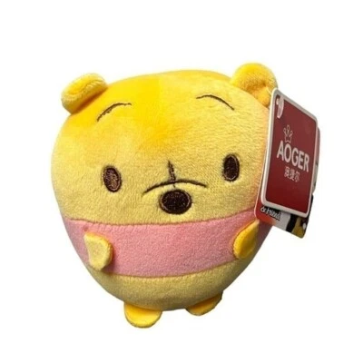 AOGER Winnie the Pooh Rare Mickey Mouse and Friends Japan 3" PLUSH NWT - Image 1 of 4