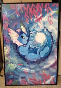 Sword And Shield - Vaporeon V Poster - 181 - No Frame - Picture 1 of 2