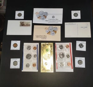 LOTE DE MONEDAS Antiguo Juego de Monedas de Estados Unidos Búfalo Segunda Guerra Mundial Acero KENNEDY POST + sin cajón de chatarra - Imagen 1 de 12