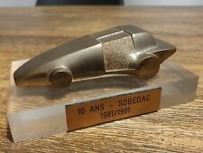 Rare concept car prototype Peugeot/Citroën SOGEDAC sculpture bronze EX:65/850