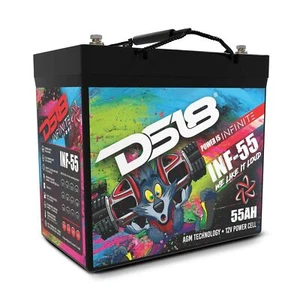 12 Volt Battery INFINITE 55AH 1750 Watt AGM Power Cell INF-55 DS18 - Picture 1 of 6