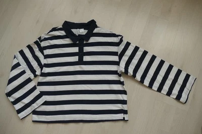 Mädchen/Damen Langarm-Poloshirt Gr. M oversized von H&M - Bild 1 von 3