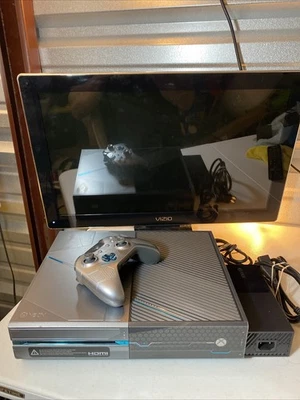 Xbox One Halo Edition Console w/ Matching Controller & All Cables Tested - Image 1 of 4