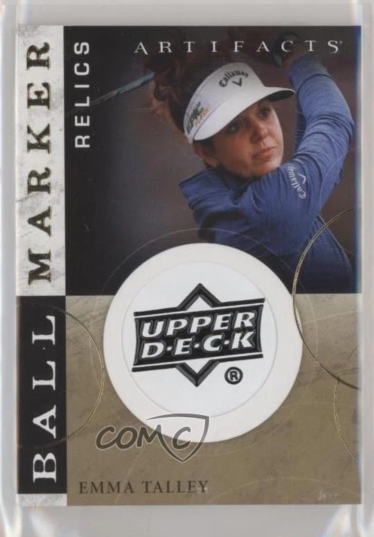 2021 Upper Deck Artifacts Ball Marker Relics Emma Talley #BM-ET Rookie RC - Image 1 of 2