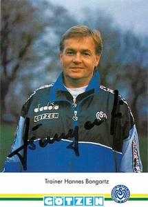 Hannes Bongartz Autogrammkarte MSV Duisburg Trainer signiert Diadora - Bild 1 von 2