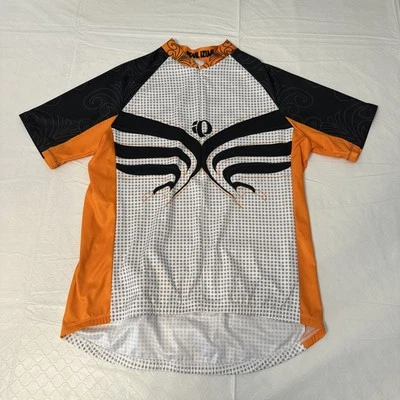 Jersey de Ciclismo Pearl Izumi Talla XL Select Series 1/2 Cremallera Polkadot Naranja Negro Foto 1 de 4