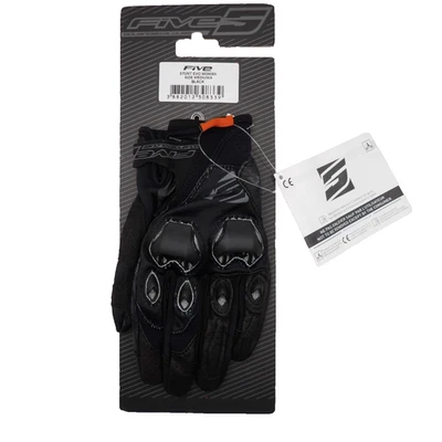 Guantes de motocicleta Five5 Stunt Evo para mujer negros para bicicleta de calle talla mediana para mujer Foto 1 de 4