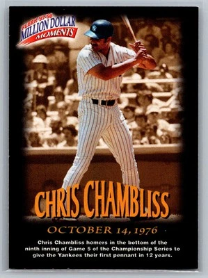 1997-98 Fleer Million Dollar Moments #37 Chris Chambliss - Image 1 of 2