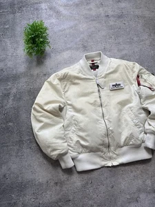 Vintage Alpha Flyer’s Industries USA MA-1 Bomber CWU Jacke Streetwear Military - Bild 1 von 13