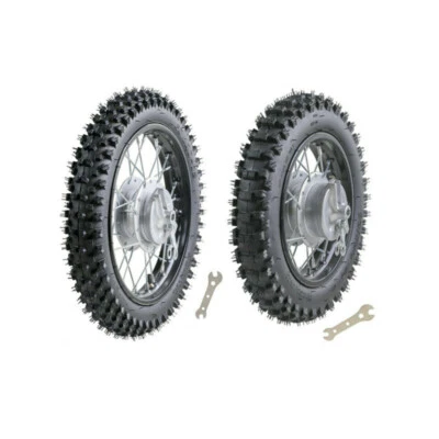 80/100-10 + 60/100-12 llanta llanta freno de tambor para moto de cross Taotao SSR CRF50 Foto 1 de 4