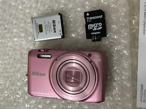 Cámara digital Nikon COOLPIX S6800 rosa 16,0 MP de JAPÓN - Imagen 1 de 10