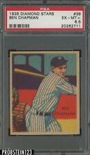 1935 Diamond Stars #38 Ben Chapman New York Yankees PSA 6.5 EX-MT+