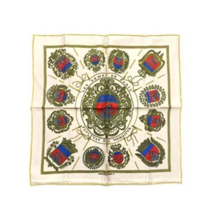 HERMES Carre 90 Multicolor París Escudo Seda 100% de JP Envío Gratis - Imagen 1 de 3