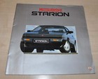 1983 Mitsubishi Starion Sales Brochure Prospekt Belgium