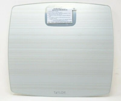 Báscula corporal de seguimiento de peso Taylor en plata **FALTA PIEZA TRASERA** Foto 1 de 4