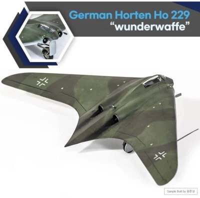 1/72 GERMAN HORTEN HO 229 WONDERWAFFE FIGHTER BOMBER PLA MODEL KIT ACADEMY 12583 - Image 1 of 4