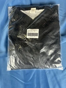 Large Black Nylon Coach’s Jacket Windbreaker Lined New - Picture 1 of 1