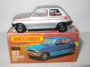MATCHBOX SUPERFAST No.21 RENAULT 5TL 'RARE' NO TAMPO - BOXED - Picture 1 of 9