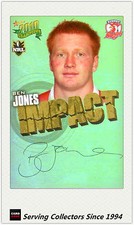 2010 Select NRL Champions Impact Foil Signature IS56 Ben Jones (Roosters)