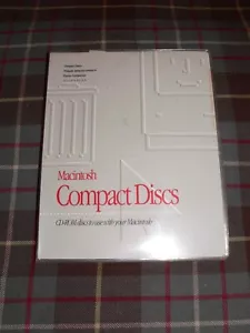 Vintage 1990’s Apple Macintosh Compact Discs Vinyl CD Gray Cases w/ 20 Discs - Picture 1 of 10