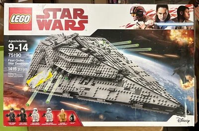 LEGO 75190 Star Wars First Order Star Destroyer 2017 New Open Box - Image 1 of 4