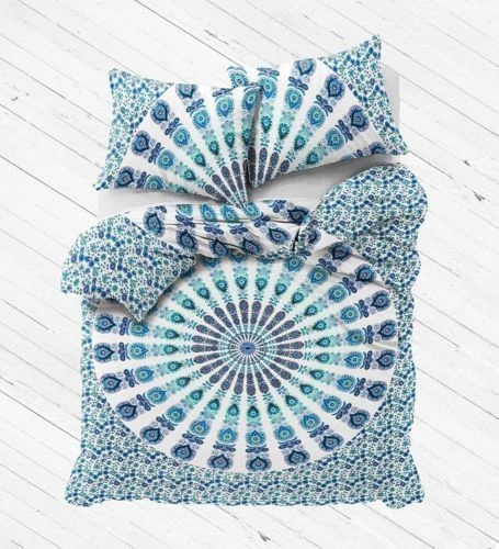 Juego de cama individual/doble edredón/edredón/doona funda mandala hippie gitano indio St Foto 1 de 1