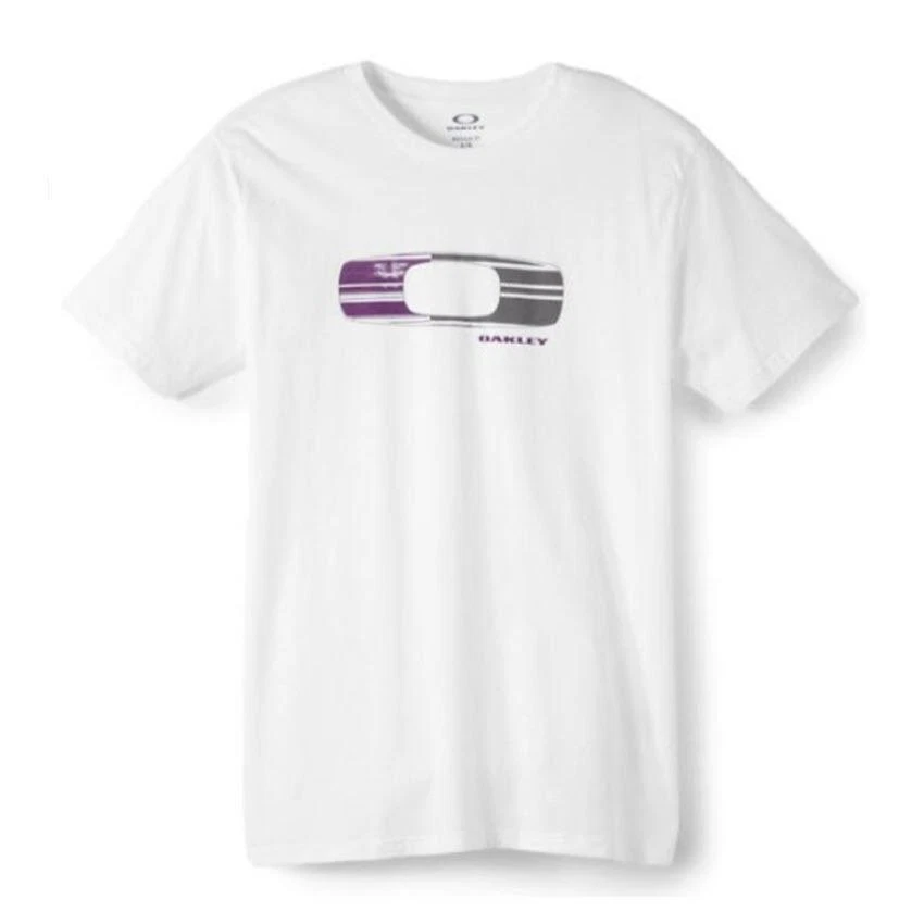 Camiseta de manga corta Oakley Brave de algodón blanca mediana para hombre Foto 1 de 1