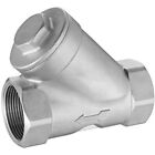 Angle Seated Piston Spring Check Valve 1" Fnpt Cf8m Stainless Steel 304 800 Wog