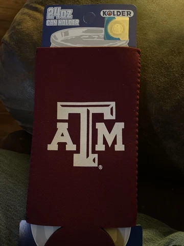 🍺🏈🏀🍻Texas A&M Aggies  24oz Tallboy Beer Can Koozie Holder Cooler Cover