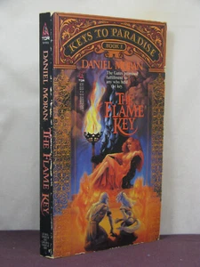 signed by author,Keys to Paradise 1:Flame Key by Daniel Moran,Robert E. Vardeman - Picture 1 of 5