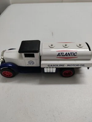 ERTL Diecast Atlantic Gasoline Truck Coin Bank GB-4092 Hecho en EE. UU. 1993 De colección Foto 1 de 4