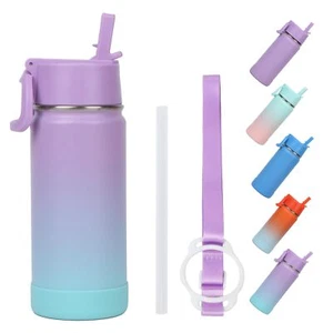 Kids Water Bottle for School 16oz Stainless Steel Insulated Water Bottle Kids... - Picture 1 of 7