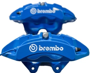ORYGINALNE Ford Focus RS Mk3 Przednie zaciski Brembo C346 RS Przód - PARA w kolorze niebieskim - Zdjęcie 1 z 3