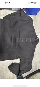 NWT Everlane The Organic Cotton Quilted Mockneck Sweatshirt Size SMALL BLACK New - Picture 1 of 6