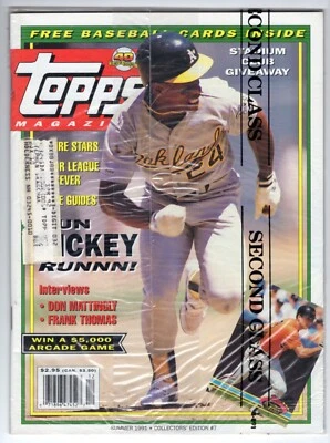 Summer 1991 Topps Magazine Collectors Edition Bonus Cards  Rickey Henderson #7 - Image 1 of 2